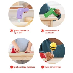 New Zoo Crew Tool Set Toy Kids Pretend Play & Imitation