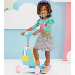 Hot Zoo 3-in-1 Scooter - Unicorn Kids Summer Activities|Bikes And Accessories