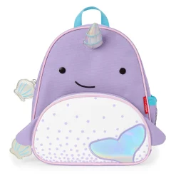 Backpacks|Outdoors & Travel>Skip Hop Zoo Little Kid Backpack - Narwhal